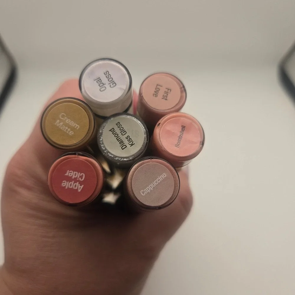 SeneGence LipSense Nude Neutral Bundle 7pc Lip Colors Glosses NEW